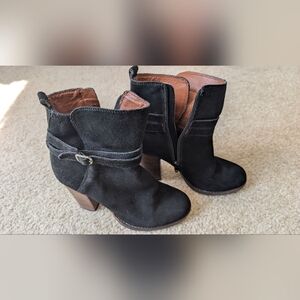 Lucky Brand Black Ankle Boots